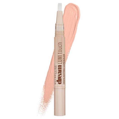 maybelline dream lumi touch highlighting concealer swatches